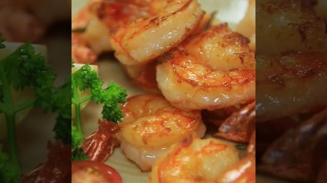 Салат с креветками в ресторане "Калужская Застава"! смотреть онлайн