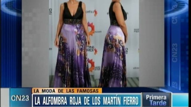 COLUMNA DE MODA AGUSTINA RIVAS CN23 - ALFOMBRA ROJA DE LOS PREMIOS MARTIN FIERRO смотреть онлайн