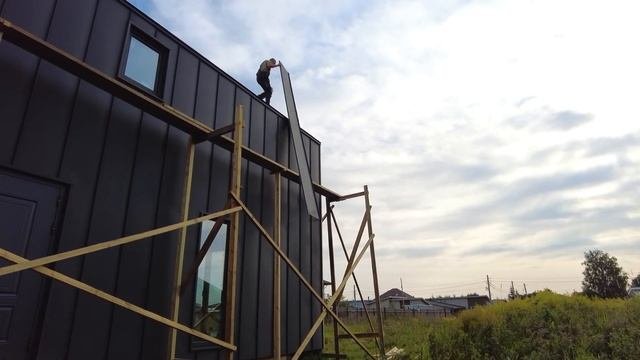 Монтаж кликфальца на кровлю и фасад. Качественно и надежно