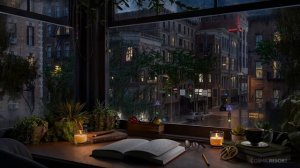 уютное видео дождь