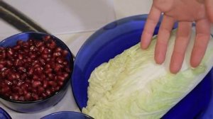 Рецепты Радеж: Салат из пекинской капусты с гранатом