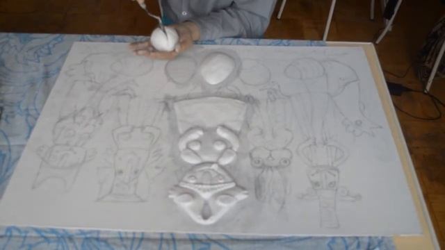 Декоративный барельеф или картинка с объемом. смотреть онлайн