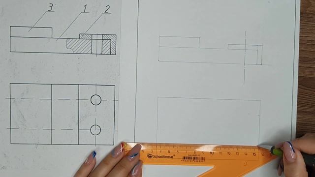 Как начертить СОЕДИНЕНИЕ БОЛТОВОЕ и КЛЕЕННОЕ смотреть онлайн