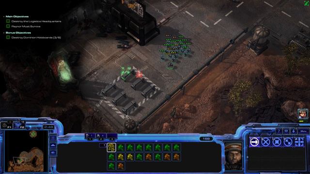 StarCraft 2 Real Scale WoL Mission 1 - Liberation Day смотреть онлайн