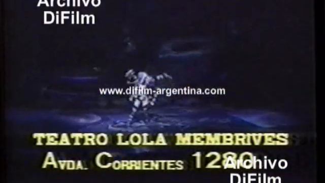 DiFilm - Publicidad Obra Musical Cats en el Teatro Lola Membrives (1993)