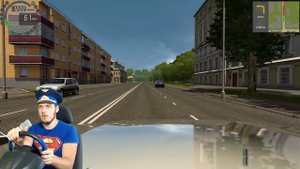 СТАЛ ДПСником - ПОЛИЦЕЙСКИЙ ПАТРУЛЬ в CITY CAR DRIVING + РУЛЬ