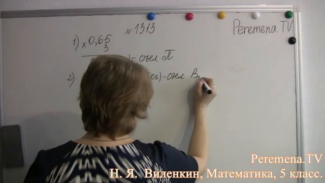 Математика, Виленкин 5 класс Задача 1313 смотреть онлайн