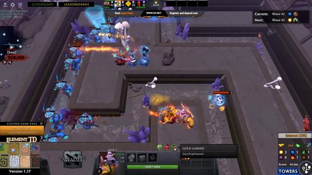 Dread NS | Element TD # 2 | 5 Февраля смотреть онлайн