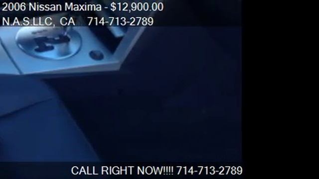 2006 Nissan Maxima SL - for sale in COSTA MESA, CA 92626 смотреть онлайн