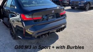 BMW G80 M3 vs F80 M3 Exhaust Sound Comparison