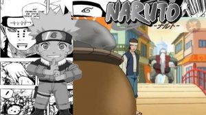 Наруто знакомится с Джирайей   Первое поялвение Джирайи