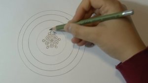 Come costruire un MANDALA circolare (video lungo)