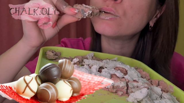 Асмр..Mukbang..crunch засохшая паста