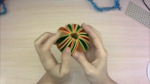 Новогодний шарик своими руками из фоамирана.  новогодние игрушки