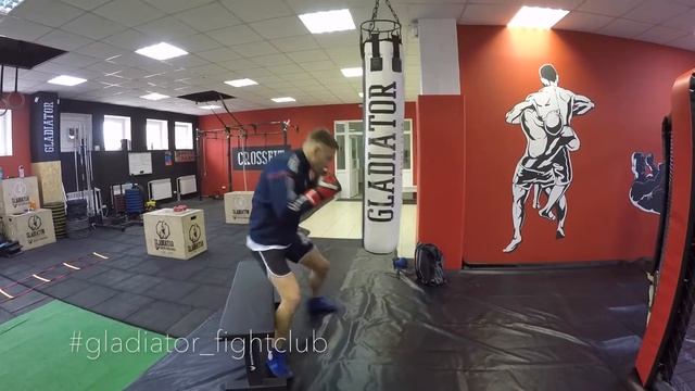 Круговая тренировка для ударника.Клуб единоборств GLADIATOR