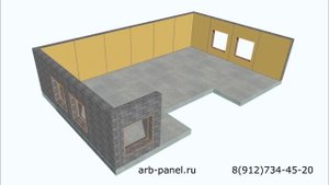 Стеновые панели из арболита
