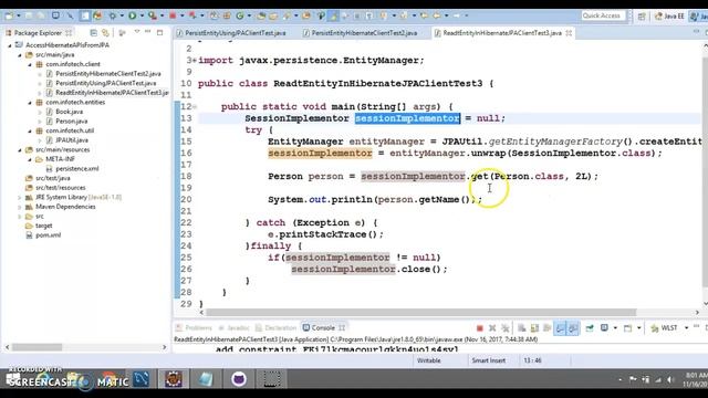 Accessing Hibernate APIs from JPA_PART2 смотреть онлайн