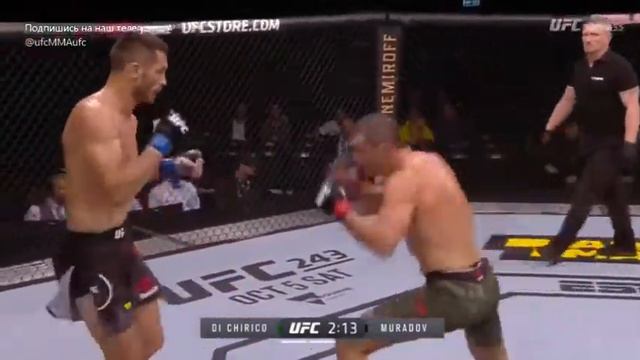 Полный бой Алессио Ди Кирико   Махмуд Мурадов UFC Fight Night 160