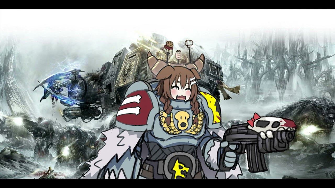 Inugami Korone - На мою девушку упал космодесантник / My gf was crushed by Spacemarine (AI cover)