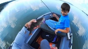 Как сын папу обловил + экскурсия по водохранилищу