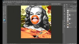 DIGITAL VINTAGE COLLAGE ART POSTER DESIGN | Photoshop Tutorial 2023