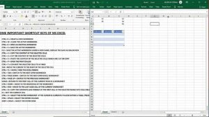 Important short keys of MS EXCEL | MS OFFICE 2019 | RATNAKAR SIR