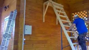 Лестница на чердак.