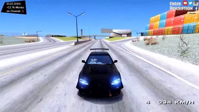 GTA San Andreas - Nissan Skyline GT R R34 Custom EnRoMovies _REVIEW