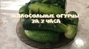 Малосольные огурцы самый быстрый рецепт Малосольные огурцы в пакете