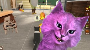 НАПИСАЛИ В ТАПОЧКИ ХОЗЯИНА в СИМУЛЯТОРЕ КОТА КОТЕНОК АБИ игра ДЛЯ ДЕТЕЙ и МАЛЫШЕЙ