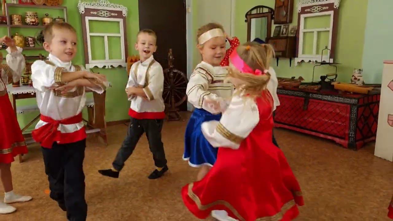Русская народная игра ,,Растяпа,,. Детский сад.