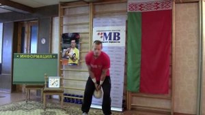 Абсолютный мировой рекорд. Гиря 40 кг. - 1560 подъемов.Ситников Виталий.