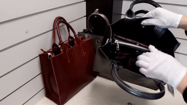 Сумка кожаная женская LMR 1331 смотреть онлайн