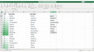 How to Change Lowercase to Uppercase in Excel