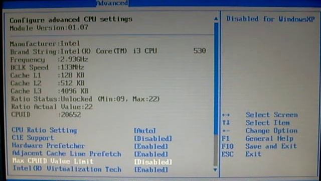 Asus P7H55M-Pro BIOS смотреть онлайн