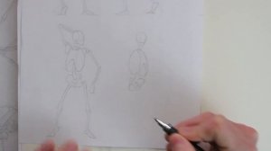 Drawing People - Starting With The Skeletal Mannequin (Study Session)