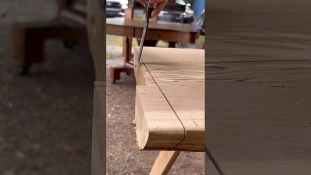 Squaring a Table Top #wood #woodwork #maker #furniture #carpentry #liveedge #dining #decor #diy