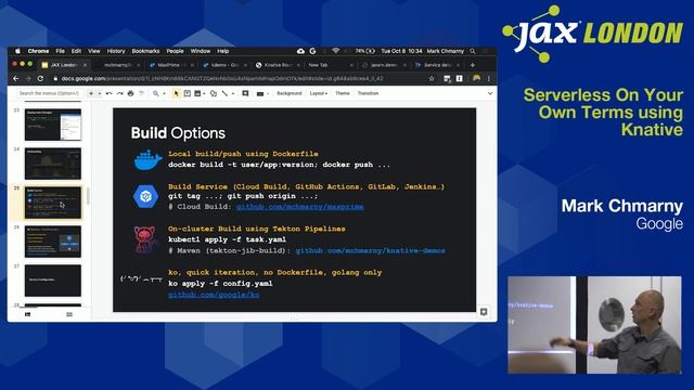 Serverless On Your Own Terms using Knative | Mark Chmarny смотреть онлайн