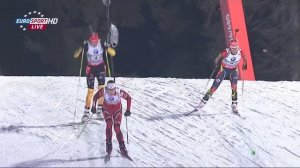 БИАТЛОН. 2012-13. Рупольдинг (Германия). Женщины. Эстафета 4 х 6 км. (Eurosport HD). 1080i