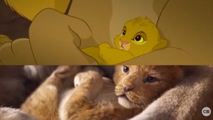 Новый тизер "Короля льва" vs. Оригинал