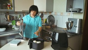Насыпной пирог в аэрофритюрнице