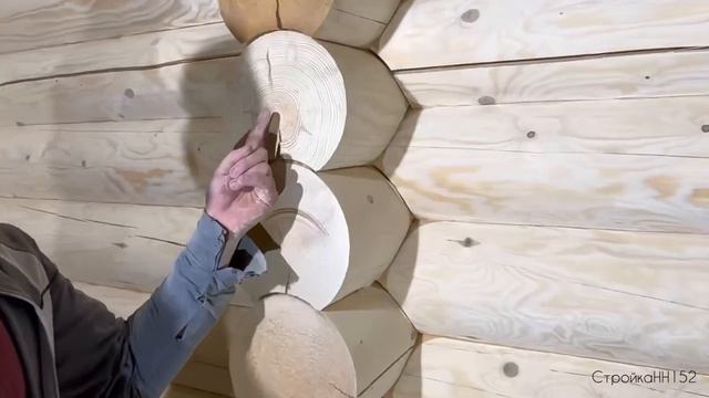 Как ПРАВИЛЬНО шлифовать ТОРЦЫ дома из бревна.