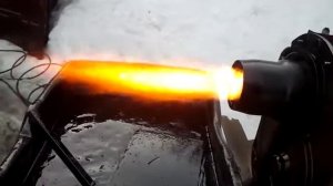 Горелка на отработке