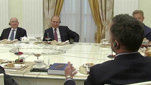 Легенды футбола на приеме в Кремле: Чемпионат мира по футболу FIFA 2018 в России™ состоялся