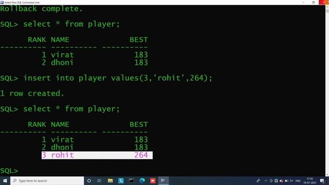 TCL Command in SQL | Oracle Database смотреть онлайн
