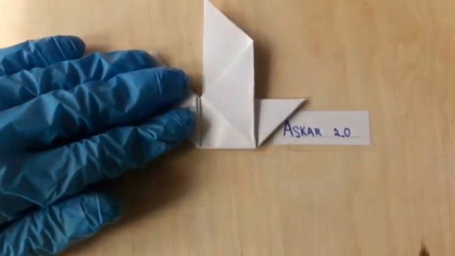 Птица из бумаги .Оригами поделки смотреть онлайн