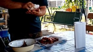 Копчение рыбы Язь в домашних условиях. Коптильня на скорую руку. /Life in the village