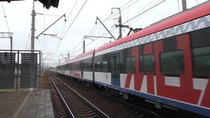 Электропоезд ЭГЭ2Тв-005 "Иволга 3.0" (аренда ЦППК) приг. поезд №7273/7274 Ипподром - Зеленоград.