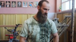 Разбор моей техники "Тяга штанги, стоя в наклоне"