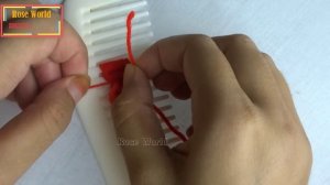 Hand Embroidery amazing Trick #5 |Easy And Simple Butterfly Design|sewing hack with Hair comb